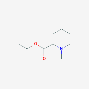 molecular formula C9H17NO2 B042771 Ethyl 1-methylpiperidine-2-carboxylate CAS No. 30727-18-5