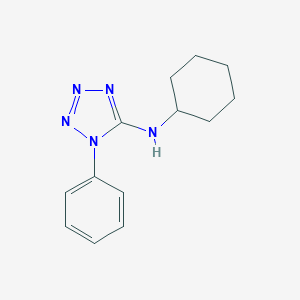 molecular formula C13H17N5 B427719 N-Cyclohexyl-1-phenyl-1H-tetraazol-5-amine 