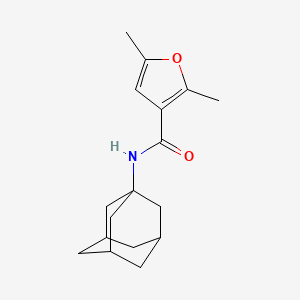 molecular formula C17H23NO2 B4277271 N-(ADAMANTAN-1-YL)-2,5-DIMETHYL-3-FURAMIDE 