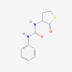 molecular formula C11H12N2O2S B427767 N-(2-oxotetrahydro-3-thienyl)-N'-phenylurea 