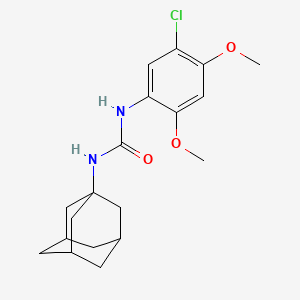 molecular formula C19H25ClN2O3 B4277838 N-(1-adamantyl)-N'-(5-chloro-2,4-dimethoxyphenyl)urea 