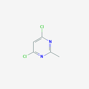 molecular formula C5H4Cl2N2 B042779 4,6-Dichloro-2-methylpyrimidine CAS No. 1780-26-3