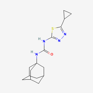 molecular formula C16H22N4OS B4278083 N-(1-ADAMANTYL)-N'-(5-CYCLOPROPYL-1,3,4-THIADIAZOL-2-YL)UREA 