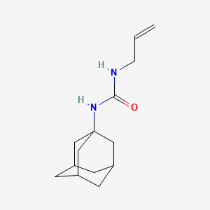 molecular formula C14H22N2O B4278277 N-(1-adamantyl)-N'-allylurea 
