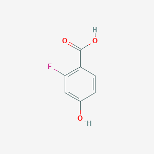 molecular formula C7H5FO3 B042784 2-Fluoro-4-hydroxybenzoic Acid CAS No. 65145-13-3