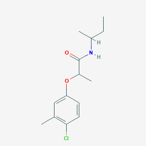 molecular formula C14H20ClNO2 B4279056 N-(butan-2-yl)-2-(4-chloro-3-methylphenoxy)propanamide 