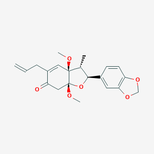 molecular formula C21H24O6 B042791 Acetyl-binankadsurin A CAS No. 99340-07-5
