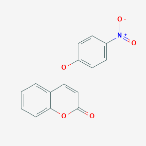 molecular formula C15H9NO5 B427910 4-{4-nitrophenoxy}-2H-chromen-2-one 