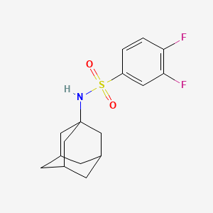 molecular formula C16H19F2NO2S B4279436 N-(ADAMANTAN-1-YL)-3,4-DIFLUOROBENZENESULFONAMIDE 