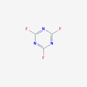 molecular formula C3F3N3 B042798 Cyanuric fluoride CAS No. 675-14-9