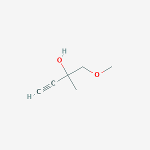 molecular formula C6H10O2 B042799 1-甲氧基-2-甲基丁-3-炔-2-醇 CAS No. 42841-64-5