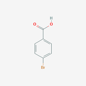 molecular formula C7H5BrO2 B042806 4-Bromobenzoic acid CAS No. 586-76-5