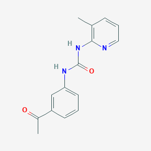 molecular formula C15H15N3O2 B4280793 N-(3-ACETYLPHENYL)-N'-(3-METHYL-2-PYRIDYL)UREA 