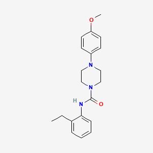 molecular formula C20H25N3O2 B4280837 N-(2-ethylphenyl)-4-(4-methoxyphenyl)piperazine-1-carboxamide 