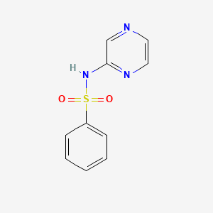 molecular formula C10H9N3O2S B4280968 N-pyrazin-2-ylbenzenesulfonamide CAS No. 7471-20-7