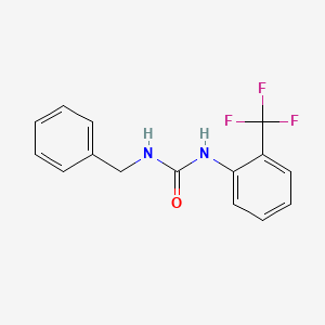 molecular formula C15H13F3N2O B4281002 1-Benzyl-3-[2-(trifluoromethyl)phenyl]urea 