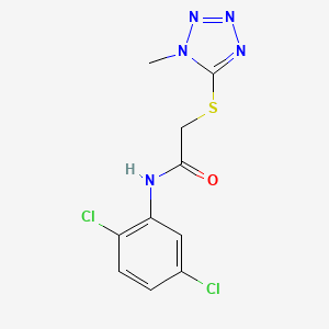molecular formula C10H9Cl2N5OS B4281579 N-(2,5-dichlorophenyl)-2-[(1-methyl-1H-tetrazol-5-yl)sulfanyl]acetamide 