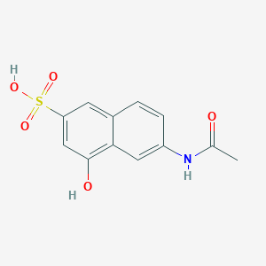 6-Acetamido-4-hydroxynaphthalene-2-sulphonic acid