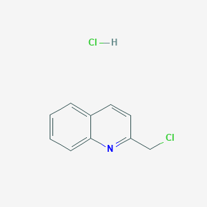 molecular formula C10H9Cl2N B042817 2-(Chloromethyl)quinoline hydrochloride CAS No. 3747-74-8