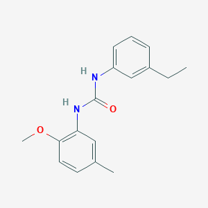 molecular formula C17H20N2O2 B4281782 N-(3-ethylphenyl)-N'-(2-methoxy-5-methylphenyl)urea 