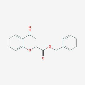 molecular formula C17H12O4 B428226 Benzyl 4-oxochromene-2-carboxylate CAS No. 108981-97-1