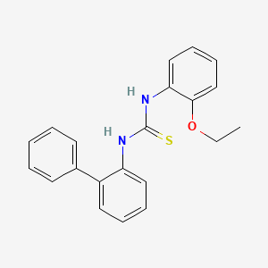 molecular formula C21H20N2OS B4283274 N-2-biphenylyl-N'-(2-ethoxyphenyl)thiourea 