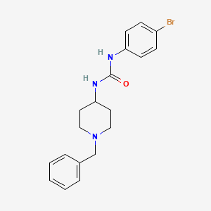 molecular formula C19H22BrN3O B4283491 N-(1-BENZYL-4-PIPERIDYL)-N'-(4-BROMOPHENYL)UREA 