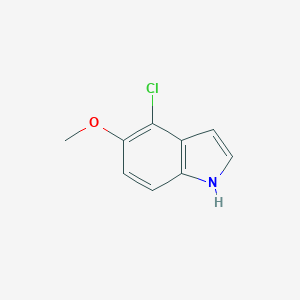 molecular formula C9H8ClNO B042837 4-Chloro-5-methoxy-1H-indole CAS No. 68935-48-8