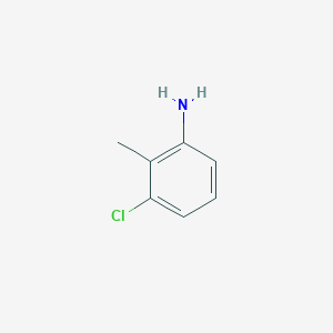 molecular formula C7H8ClN B042847 3-Chloro-2-methylaniline CAS No. 87-60-5