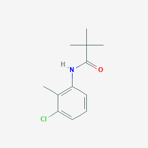molecular formula C12H16ClNO B042849 N-(3-chloro-2-methylphenyl)-2,2-dimethylpropanamide CAS No. 114153-36-5