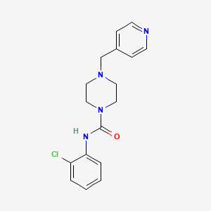 molecular formula C17H19ClN4O B4284924 N-(2-CHLOROPHENYL)-4-[(PYRIDIN-4-YL)METHYL]PIPERAZINE-1-CARBOXAMIDE 