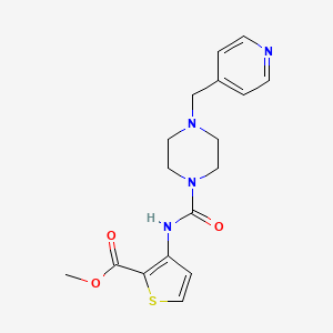 molecular formula C17H20N4O3S B4285146 METHYL 3-({[4-(4-PYRIDYLMETHYL)PIPERAZINO]CARBONYL}AMINO)-2-THIOPHENECARBOXYLATE 