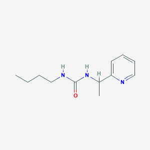 molecular formula C12H19N3O B4286064 N-BUTYL-N'-[1-(2-PYRIDYL)ETHYL]UREA 