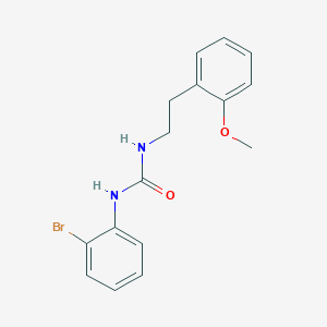 molecular formula C16H17BrN2O2 B4286202 N-(2-BROMOPHENYL)-N'-(2-METHOXYPHENETHYL)UREA 