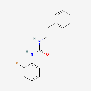 molecular formula C15H15BrN2O B4286211 N-(2-BROMOPHENYL)-N'-PHENETHYLUREA 