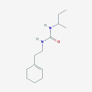molecular formula C13H24N2O B4286237 N-(SEC-BUTYL)-N'-[2-(1-CYCLOHEXENYL)ETHYL]UREA 
