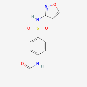 molecular formula C11H11N3O4S B4286537 N-{4-[(12-OXAZOL-3-YL)SULFAMOYL]PHENYL}ACETAMIDE 