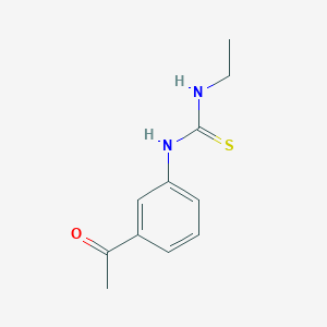 molecular formula C11H14N2OS B4286568 1-(3-Acetylphenyl)-3-ethylthiourea 