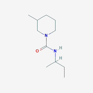 molecular formula C11H22N2O B4286701 N-(butan-2-yl)-3-methylpiperidine-1-carboxamide 