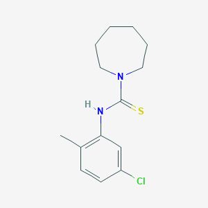 molecular formula C14H19ClN2S B4287420 N-(5-chloro-2-methylphenyl)-1-azepanecarbothioamide 