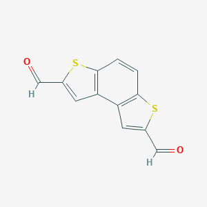 molecular formula C12H6O2S2 B428761 thieno[3,2-e][1]benzothiophene-2,7-dicarbaldehyde CAS No. 30689-47-5