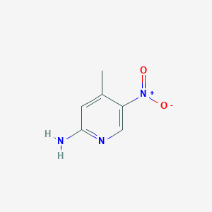 molecular formula C6H7N3O2 B042881 4-Methyl-5-nitropyridin-2-amine CAS No. 21901-40-6