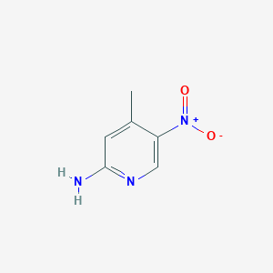 molecular formula C6H7N3O2 B042881 2-氨基-4-甲基-5-硝基吡啶 CAS No. 21901-40-6