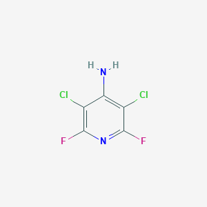 molecular formula C5H2Cl2F2N2 B042884 4-Amino-3,5-dichloro-2,6-difluoropyridine CAS No. 2840-00-8