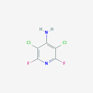 molecular formula C5H2Cl2F2N2 B042884 3,5-Dichloro-2,6-difluoropyridin-4-amine CAS No. 2840-00-8