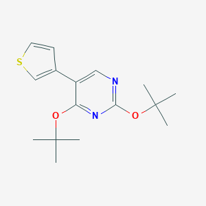 2,4-Ditert-butoxy-5-(3-thienyl)pyrimidine
