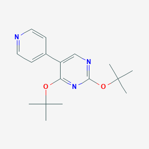 2,4-Ditert-butoxy-5-(4-pyridinyl)pyrimidine