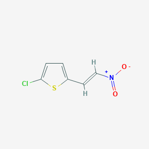 molecular formula C6H4ClNO2S B428924 2-chloro-5-[(E)-2-nitroethenyl]thiophene CAS No. 28783-34-8