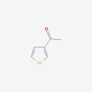 molecular formula C6H6OSe B428928 1-Selenophen-3-ylethanone 