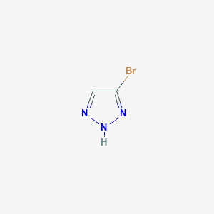 molecular formula C2H2BrN3 B042894 4-溴-1H-1,2,3-三唑 CAS No. 40964-56-5